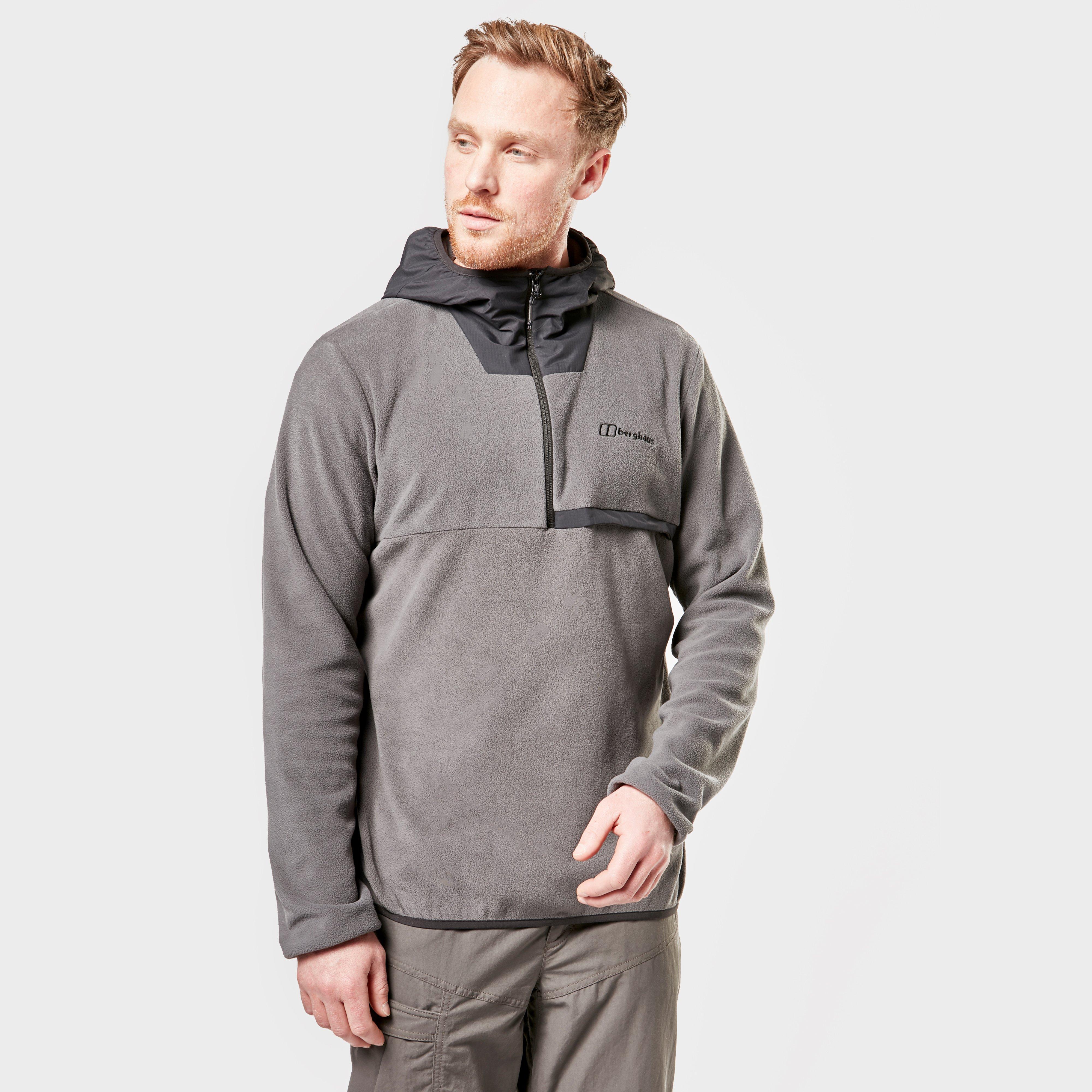 hooded half zip