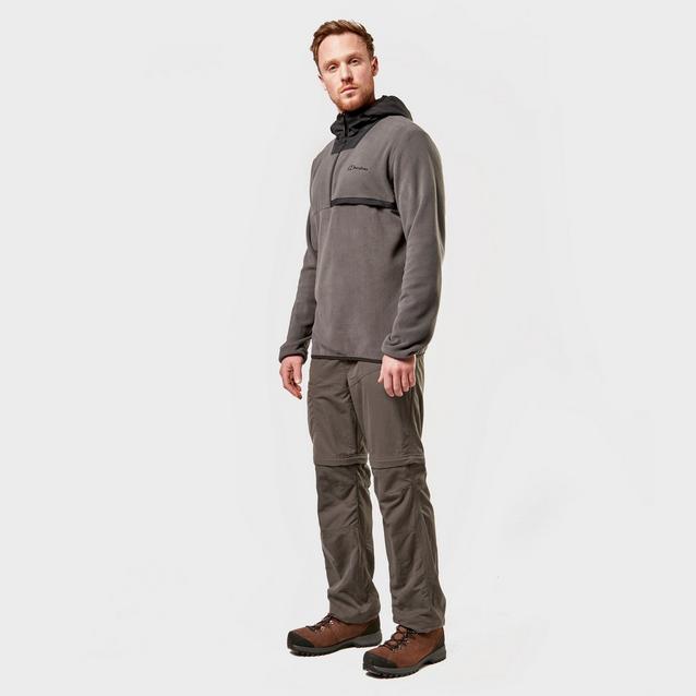 Men's aslam hooded half zip sale fleece