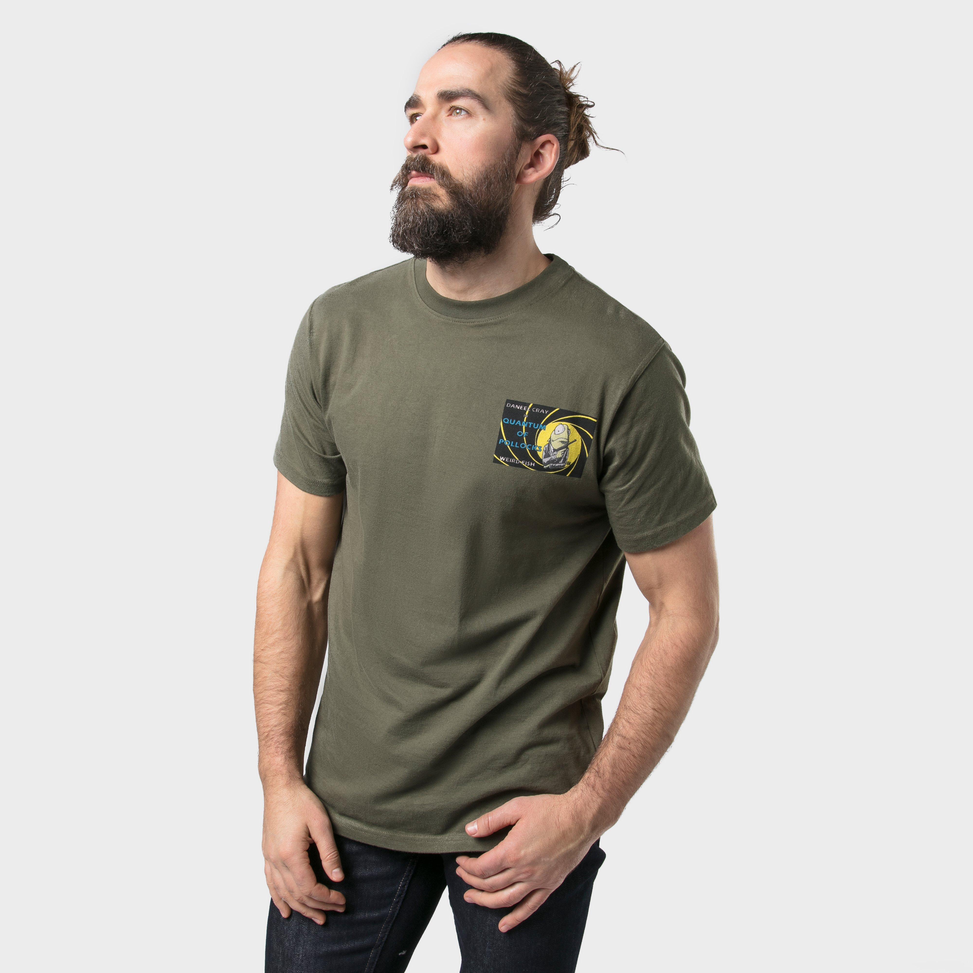 Weird Fish Weird Fish Mens Quantum Pollocks Artist T-Shirt - Khaki, Khaki Weird Fish Weird Fish Mens Quantum Pollocks Artist T-Shirt - Khaki, Khaki