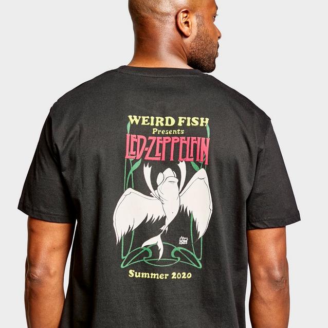 WEIRD Fish Men's zeppelfin artista T-Shirt-Nero 