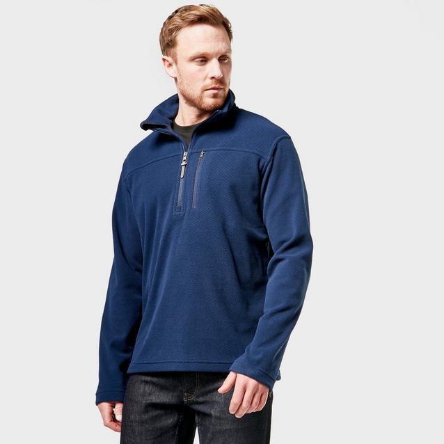 Brasher Fountains Half Zip Fleece navy