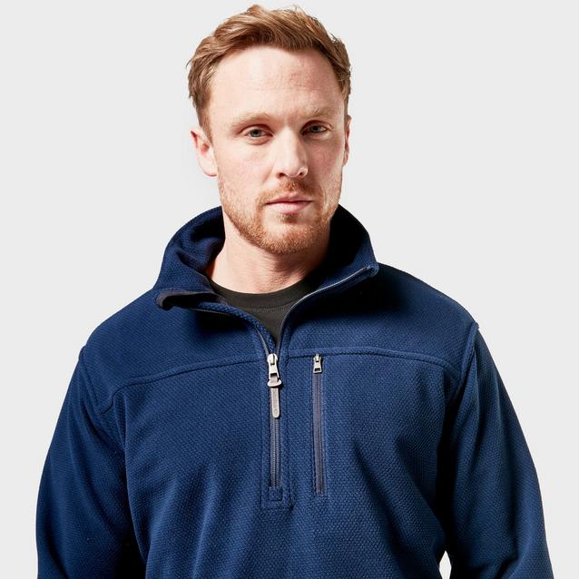 Brasher Fountains Half Zip Fleece navy