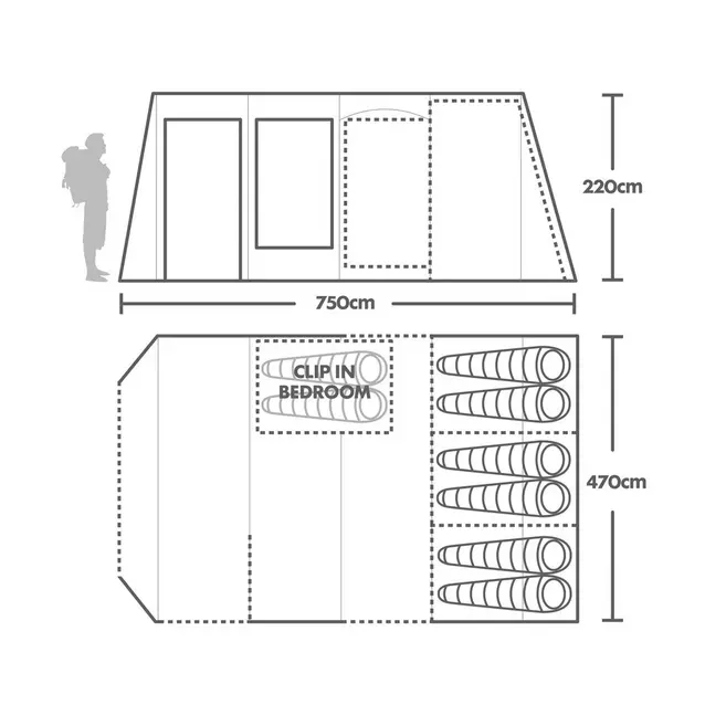 Telstar store 8 tent