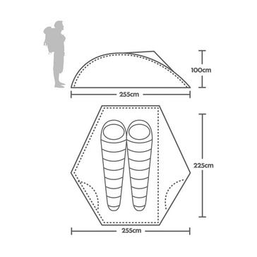 Red Berghaus Brecon 2 Tent