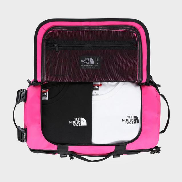 North face duffel on sale bag small pink