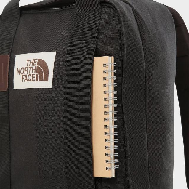 North face tote online backpack black