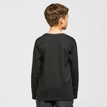 Black Berghaus Logo Long Sleeve T-Shirt Junior