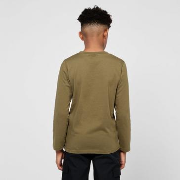 Green Berghaus Logo Long Sleeve T-Shirt Junior