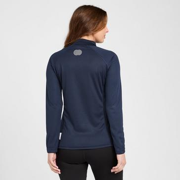 Navy Peter Storm Women's Long Sleeved Zipped Balance Baselayer