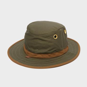 Green Tilley Unisex TWC7 Outback Waxed Cotton Hat