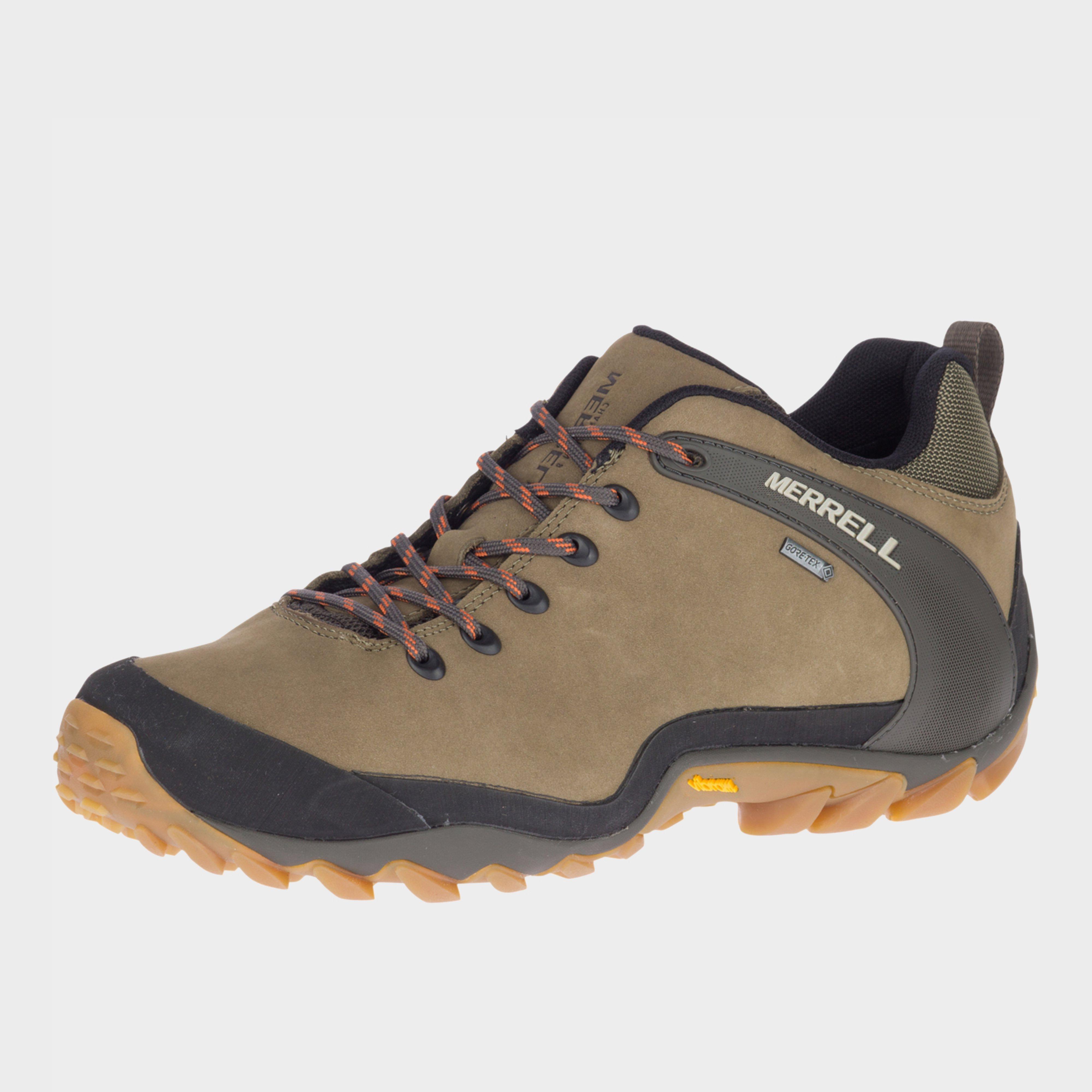 Merrell Merrell Mens Chameleon 8 Low Leather GORE-TEX Shoe, Brown Merrell Merrell Mens Chameleon 8 Low Leather GORE-TEX Shoe, Brown
