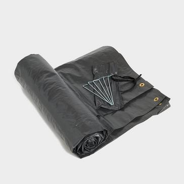 Black HI-GEAR Hampton 4 Tent Footprint