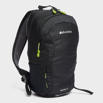 BLACK Eurohike Ratio 10 Daypack