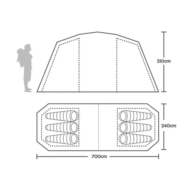 Hi gear clearance zenobia 6 tent