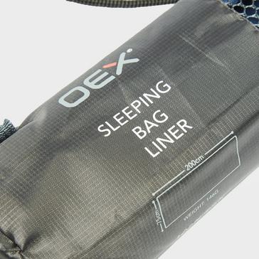 Silver OEX Silk Rectangle Sleeping Bag Liner