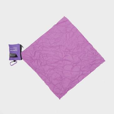 Purple Eurohike Microfibre Mini Clip Towel (40x40cm)