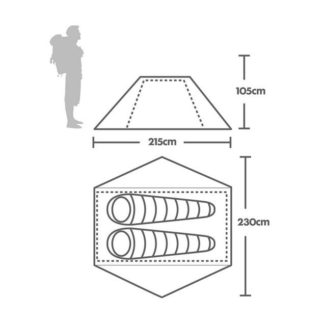 Oex rakoon 2 2025 backpacking 2 person tent