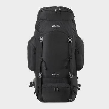 Black best sale camping backpack