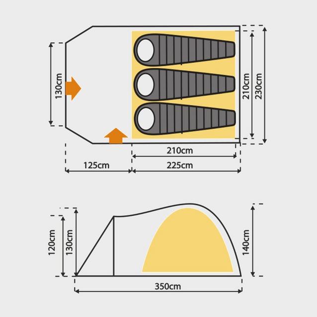 Eurohike tent 3 outlet man