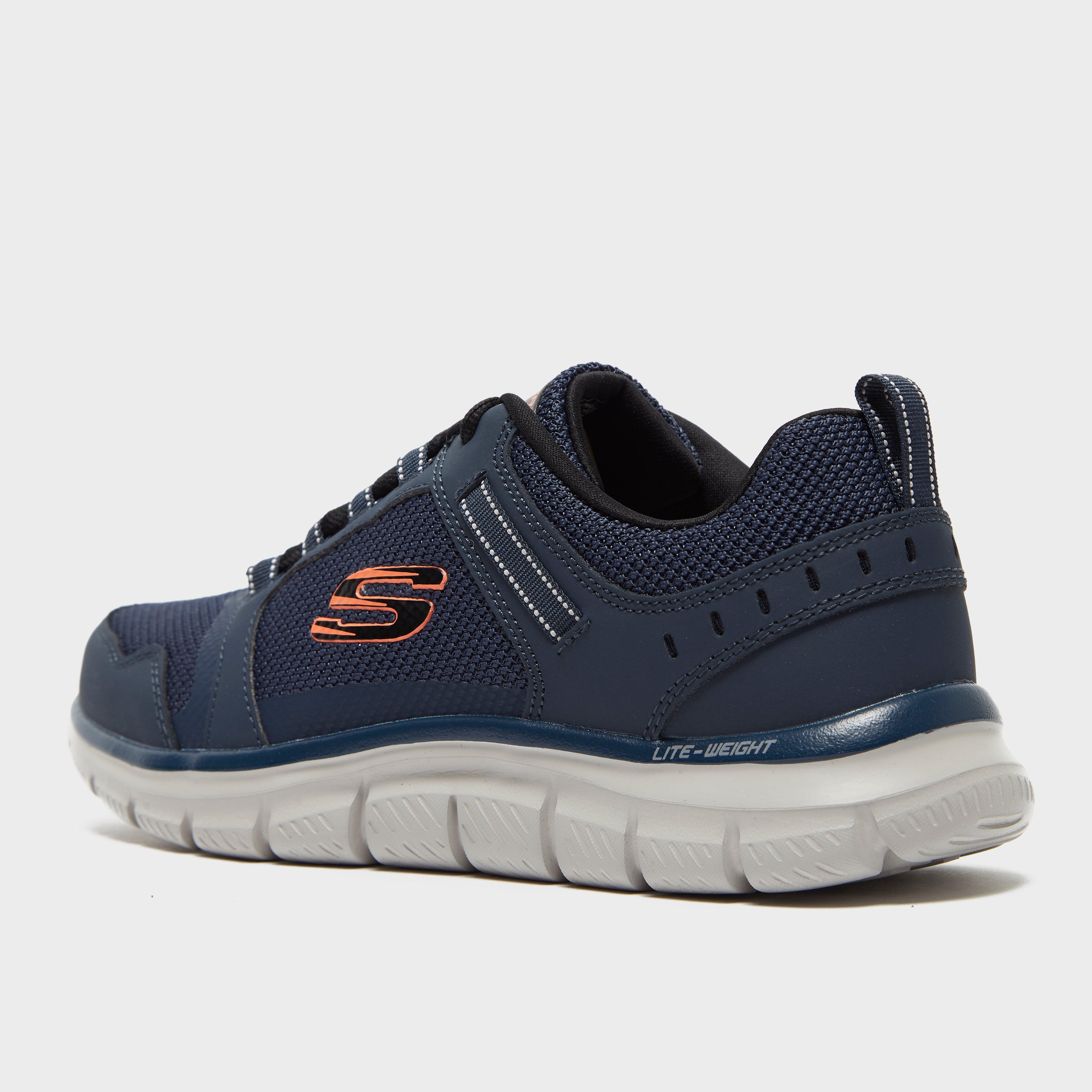 mens navy skechers