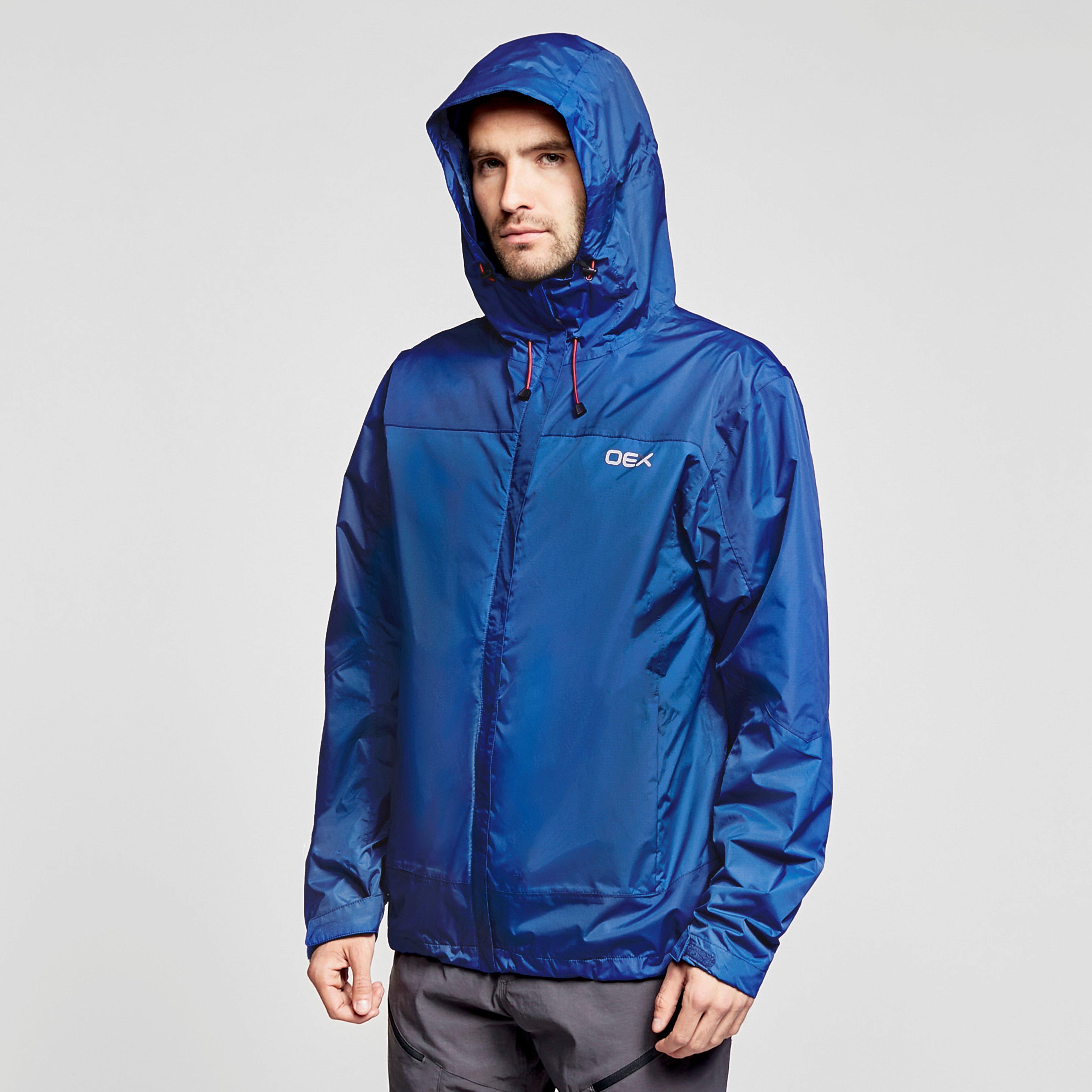 Image of Oex Men's Cullin Waterproof Jacket - Blue/Blk, Blue/BLK