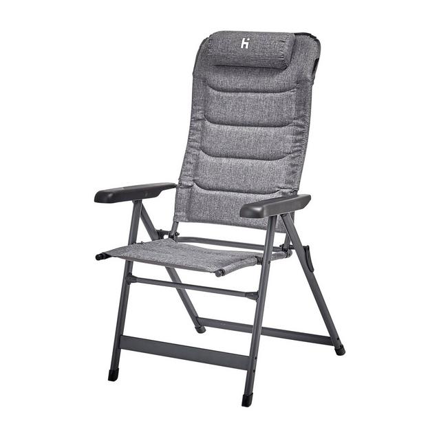 Grey HI-GEAR Turin Recliner Chair image 1