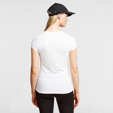 White Odlo Women’s Active F-Dry Light Baselayer T-Shirt