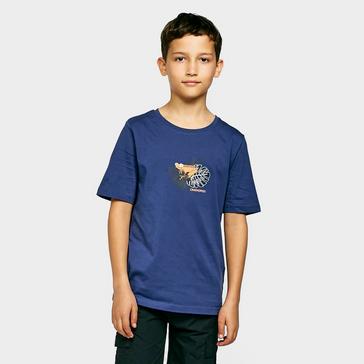Blue Craghoppers Kids’ Rubens Short Sleeved T-Shirt