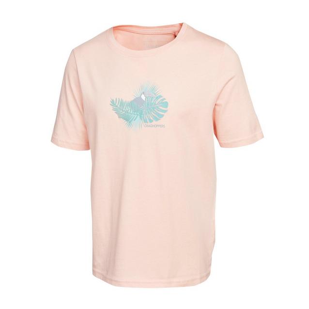 Pink Craghoppers Kids' Olga Short Sleeved T-Shirt image 1