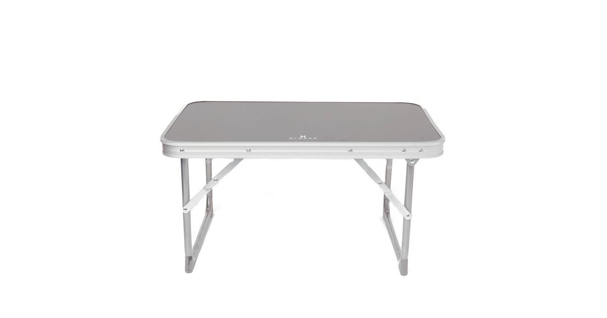 White ECO Low Portable Tray Table with White Nylon Straps — Gate