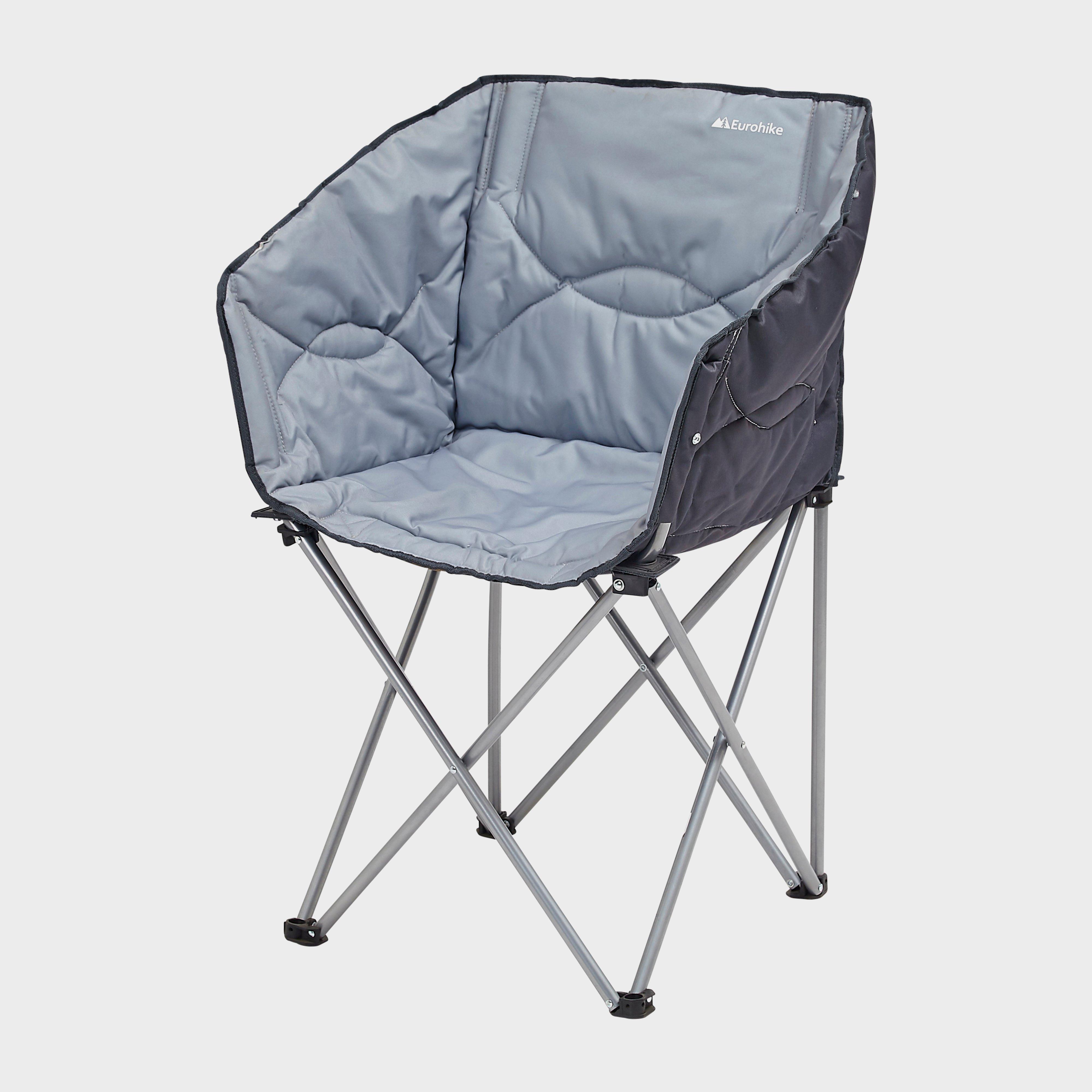 Image of Eurohike Quilted Tub Chair - Blue/Dgy, blue/DGY