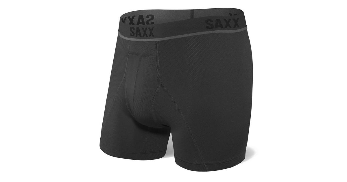 Saxx Men's Kinetic HD Boxer Brief Blacks