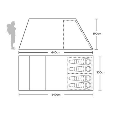 BLUE HI-GEAR Horizon 400 Eclipse Air Tent