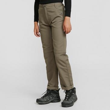 Khaki Regatta Kids Sorcer Zip Off Trousers II