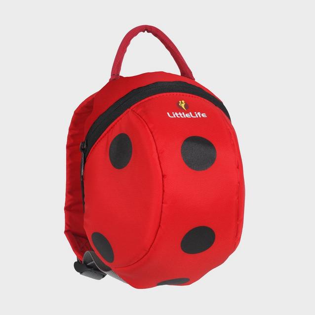 Red LITTLELIFE Ladybird Toddler Pack with Rein image 1