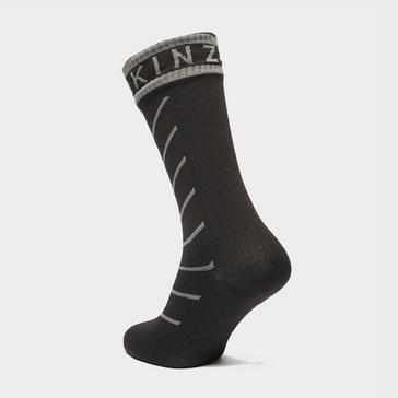 BLACK Sealskinz Waterproof Warm Weather Mid Length Socks