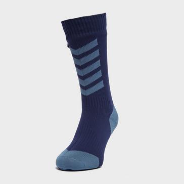Blue Sealskinz Waterproof Cold Weather Mid Length Socks