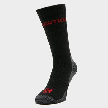 Black Salomon Men's Heavy Weight Merino Socks 2 Pack