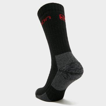 Black Salomon Men's Heavy Weight Merino Socks (2 Pack)