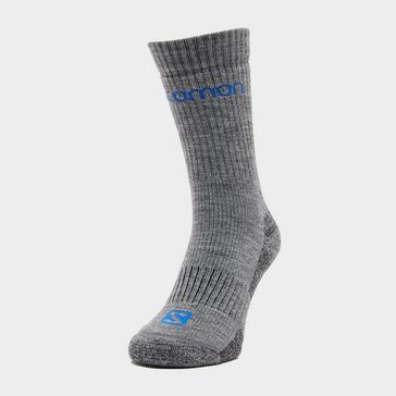 Grey Salomon Men's 2 Pack Heavy Weight Outdoor Merino Socks