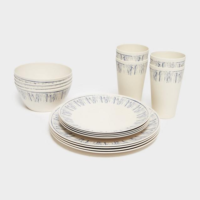 HI-GEAR Hi Gear 16 Piece Bamboo Tableware Set Millets
