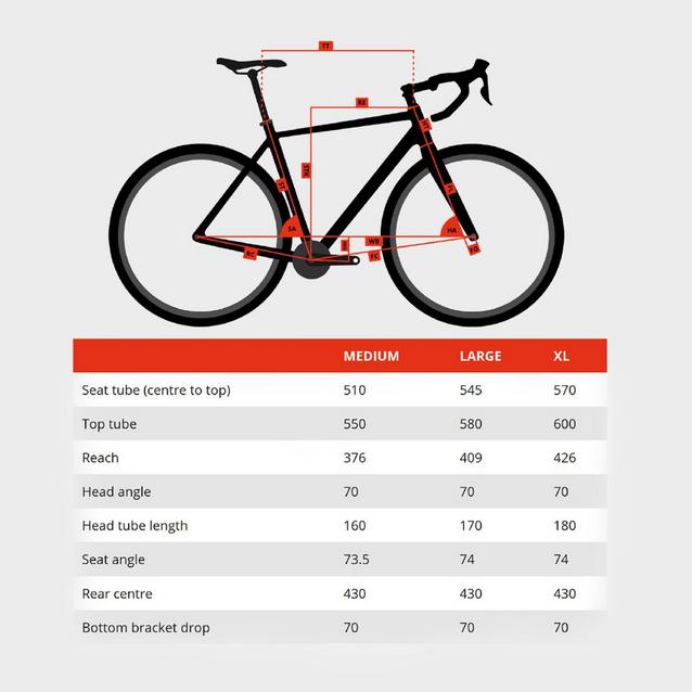 Calibre bike size guide sale