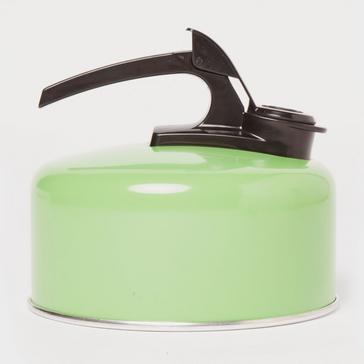 Green HI-GEAR Aluminium Whistling Kettle (2 Litre)