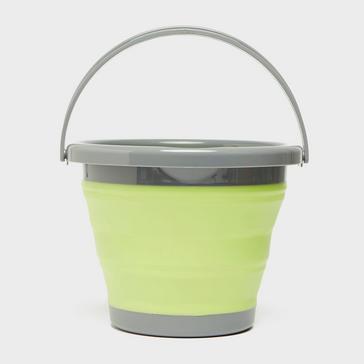 Green HI-GEAR Folding Bucket 5L