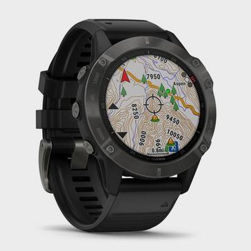 Black/Grey Garmin Fēnix 6 Pro Sapphire Multi Sport GPS Watch