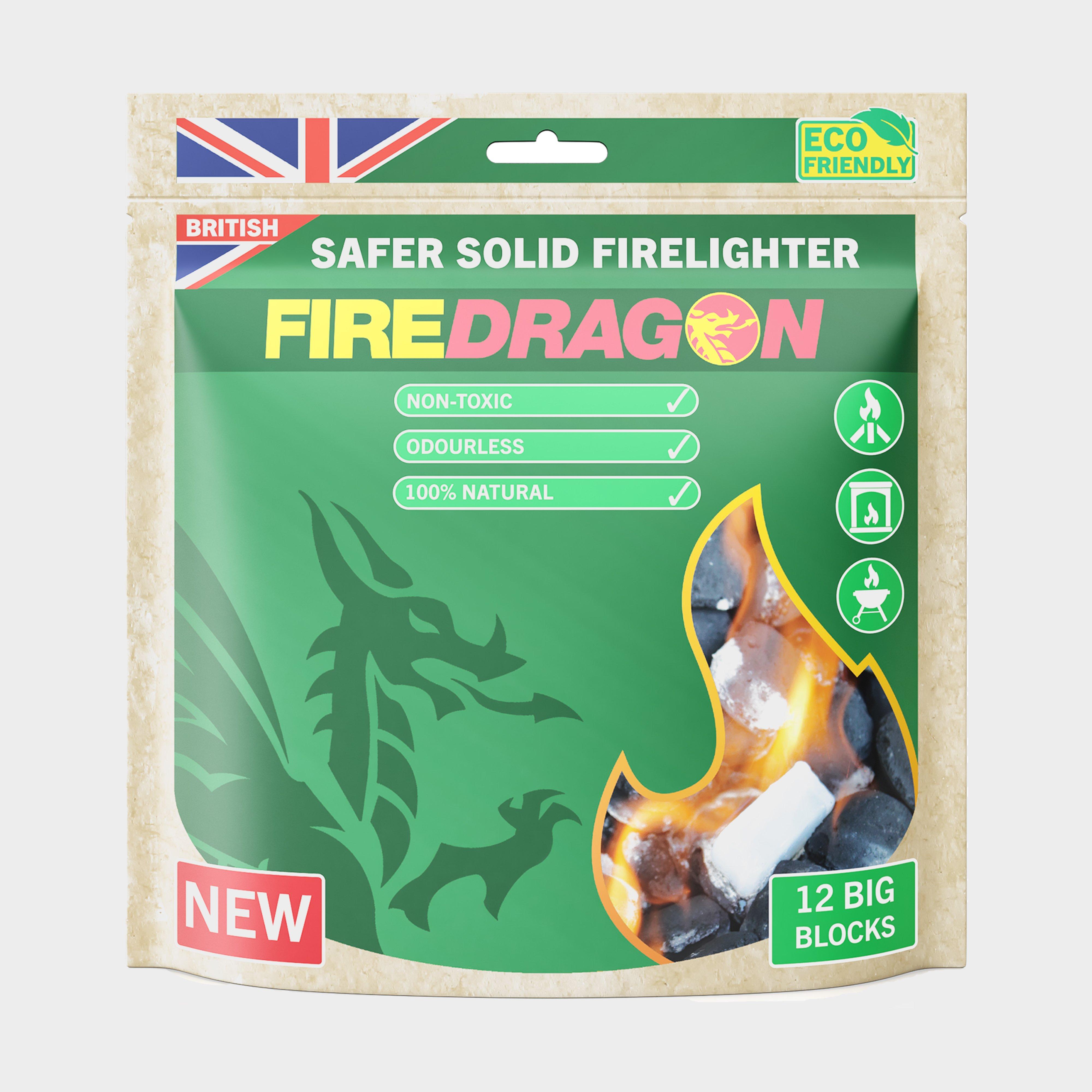 Fire Dragon Fire Dragon Solid Fuel Blocks (Pack of 12) - Green, Green Fire Dragon Fire Dragon Solid Fuel Blocks (Pack of 12) - Green, Green