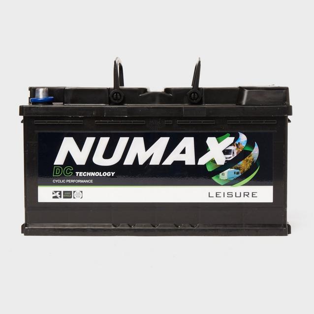 Black NUMAX DC25MF 12V 105Ah Sealed Leisure Battery image 1