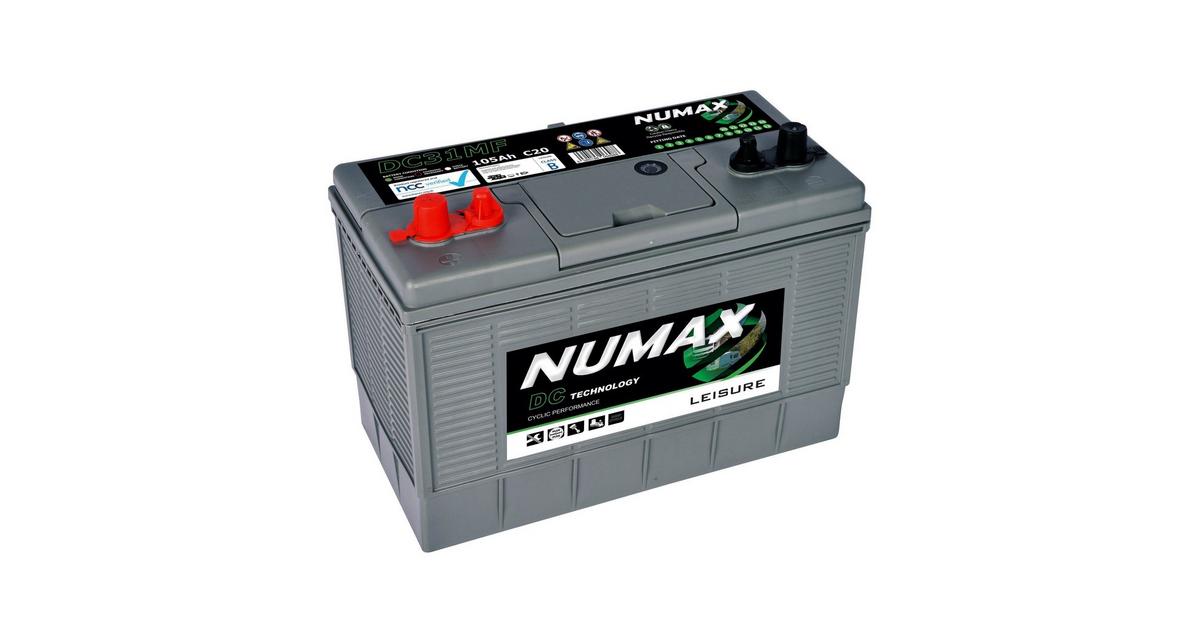 Numax DC31MF 12V 105Ah Sealed Leisure Battery