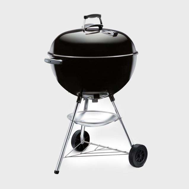 Weber Compact Kettle Charcoal Grill Barbecue, 57cm, BBQ Grill with Lid  Cover, Stand & Wheels