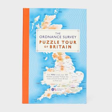 Blue Ordnance Survey Puzzle Tour of Britain Book 2019